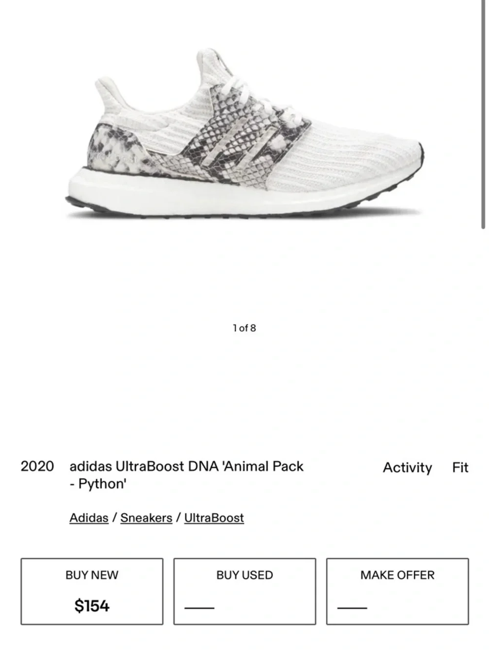 Adidas UltraBoost DNA ‘Python’ - Picture 4 of 12